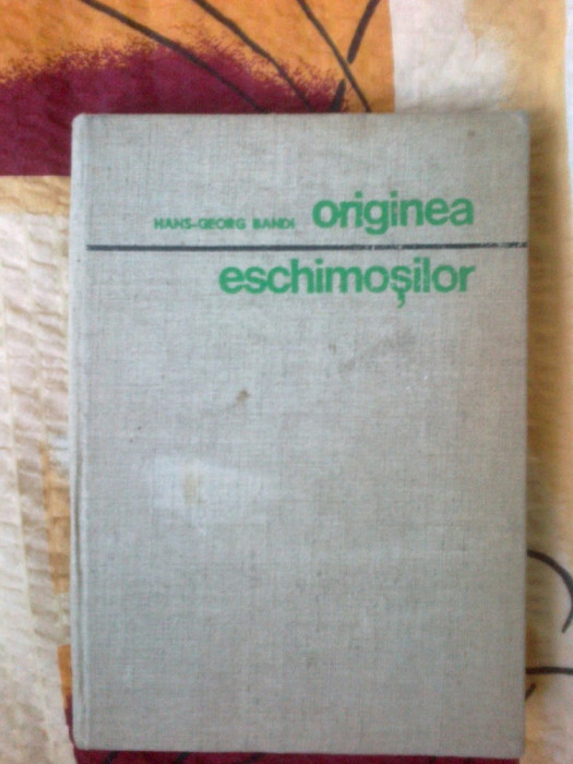 k1 Originea Eschimosilor - Hans-Georg Bandi