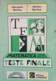 MATEMATICA. EXAMEN CAPACITATE. TESTE FINALE - Burtea