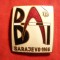 Insigna mare - Jocurile Balcanice - Sarajevo 1966 ,dim.= 3,5x4cm