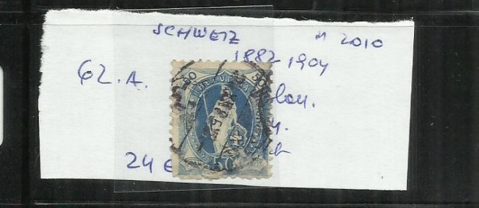 ELVETIA 1882 - 1904 - 62 A. 50 C