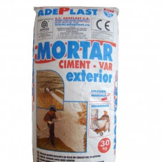 Mortar pentru tencuire si reparatii pentru exterior Mte 35 - 30 kg foto