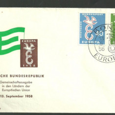 GERMANIA (BUNDESREPUBLIK) 1958 - EUROPA CEPT, FDC (29)