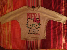 Bluza Hello Kitty noua fara eticheta, cu maneci 3/4, pt. 5-6 ani foto