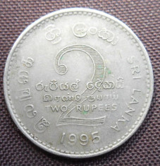 SRI LANKA 2 RUPEES 1995 km155 FAO foto