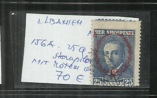 ALBANIA 1927 - 156 A. 25 Q.