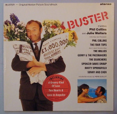 Buster - Original Motion Picture Soundtrack (1988, WEA) disc vinil LP foto