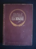 STUDII SI CONFERINTE CU PRILEJUL CENTENARULUI I. L. CARAGIALE