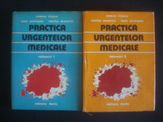 ROMAN VLAICU - PRACTICA URGENTELOR MEDICALE 2 volume (1978, editie cartonata) foto