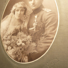 Fotografie de Nunta -Ofiter Decorat cu Coroana Bulgariei cu spade 1923