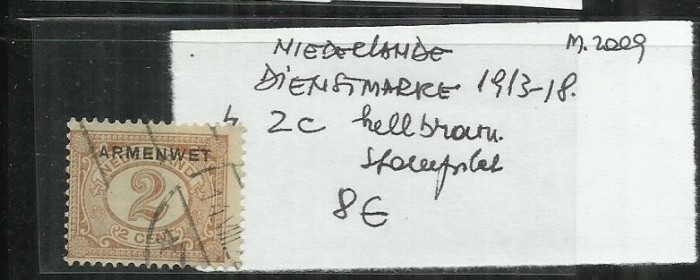 OLANDA 1913 - 18 - 4, 2C.