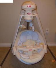 Leagan - balansoar Baby Papasan Cradle Fisher Price foto