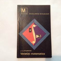 Varietati matematice J.E.Littlewood