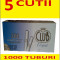 5 x TUBURI CLUB ELEGANT 1000 tuburi, filtre tigari , pentru injectat tutun