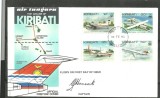 KIRIBATI 1982 - AVIOANE DE TRANSPORT PASAGERI , FDC (18)