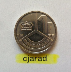 Moneda 1 Franc - Belgia 1989 *cod 903 a.UNC foto