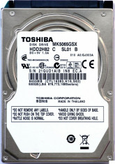 HDD Laptop Toshiba 500GB 5400RPM 8MB CACHE SATA2 MK5076GSX foto