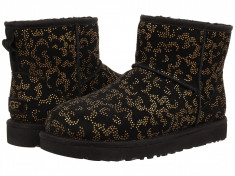 UGG Classic Mini Metallic Conifer | Produs 100% original, import SUA, 10 zile lucratoare - z11409 foto