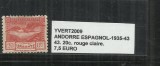 ANDORA 1935 - 43 ESPAGNOL - 43. 20 C., Stampilat