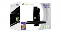 Consola Xbox 360 Elite Slim 250GB cu Kinect Sensor si Kinect Adventures foto