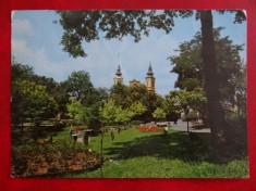 SEPT15-Vedere/Carte postala-Oradea-Vedere din parc-intreg postal-circulata