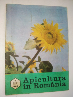 Revista Apicultura in Romania (Romania Apicola) NR. 7 / 1989 foto