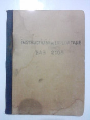 Instructiuni de exploatare BA3 2103 / C40P foto