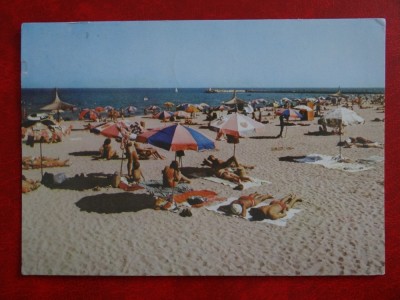 SEPT15-Vedere/Carte postala-Neptun-Plaja-circulata foto