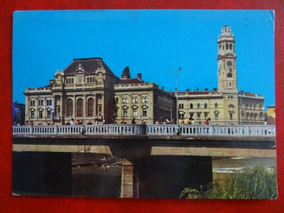 SEPT15-Vedere/Carte postala-Oradea-Pod peste Crisul Repede-circulata foto