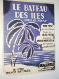 Partitura Fox-Trot Le Bateau des Iles- Visele ne chiama