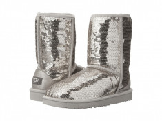 UGG Classic Short Sparkles | Produs 100% original, import SUA, 10 zile lucratoare - z11409 foto