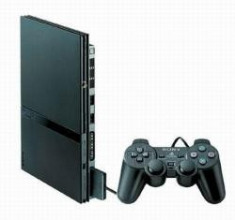 350 ron SONY PlayStation PS2 + 10 jpcuri originale + 2 carduri memorie foto