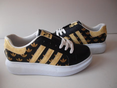 ADIDAS adidasi dama SUPERSTAR gheata -pantofi GOLD marimea 38 foto