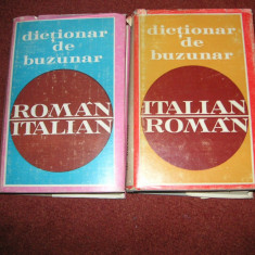 DICTIONAR DE BUZUNAR ROMAN - ITALIAN , ITALIAN - ROMAN - DOINA CONDREA DERER