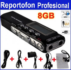 Reportofon Profesional 8GB, MP3 , Dictafon , Activare Vocala , Digital Recorder foto