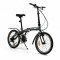 Bicicleta pliabila (aluminiu) unisex Qeridoo QL - gri, model 2016