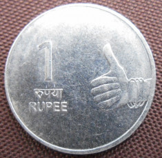 INDIA 1 RUPEE 2008 km331 foto