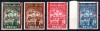 Albania 1945, Mi #375-378**, Crucea Rosie, MNH, superbe, cota Michel 75 &euro;!, Medical, Nestampilat