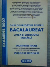 Carte Variante BAC Romana 2007 foto