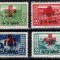 Albania 1924, Mi #100-103**, Crucea Rosie, MNH, superbe, cota Michel 100 &euro;!