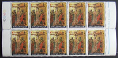 ROMANIA 1251/1991 - SFINTELE PASTI, 1 VALOARE x 10 NEOBLITERATE - RO 0422 foto