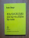 z2 Educatia ca investitie in om - Ioan Jinga