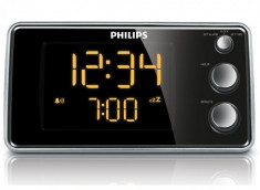 Philips Radio cu ceas Philips AJ3551/12, negru foto