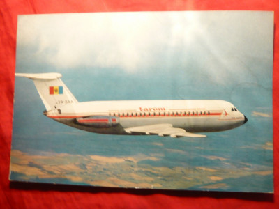 Ilustrata - Reclama- Avion TAROM , 22,8x15 cm -Ed.BAC Corporation foto