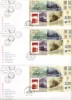 FDC HONG KONG CHINA 1997 CLADIRI POSTA REGI 11 BUCATI DIFERITE