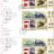 FDC HONG KONG CHINA 1997 CLADIRI POSTA REGI 11 BUCATI DIFERITE
