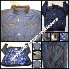 GEACA 4XL BARBATI FAS BLEUMARIN MATLASATA FIRMA BURBERRY BRIT MADE IN ENGLAND foto