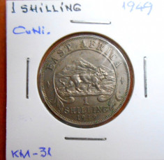 AFRICA DE EST 1 SHILLING 1949 KM 31 foto