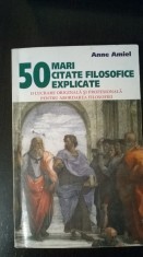 50 mari citate filosofice explicate - Anne Amiel foto