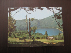 Carte postala anii 80 - Lacul Sfanta Ana foto
