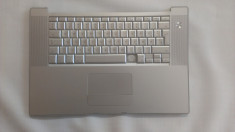 Carcasa superioara MacBook Pro A1260 Touchpad Palmrest Keyboard 15.4&amp;quot; 620-4308-C foto